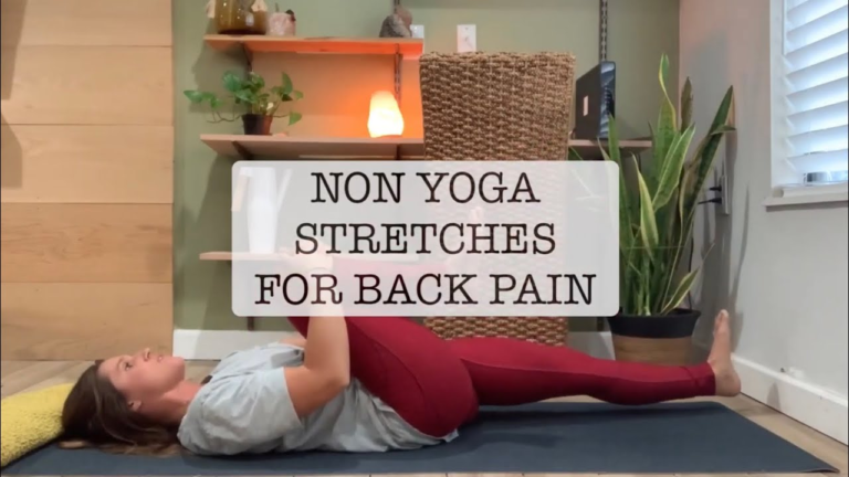 what are some non-yoga exercises that can help with back pain