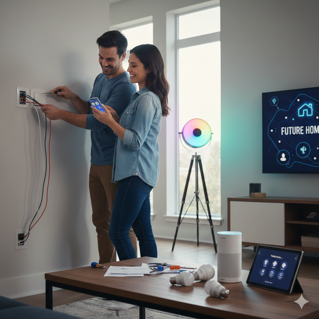 A Weekend Project: How to Install Smart Lighting and Voice-Controlled Devices to Future-Proof Your Home