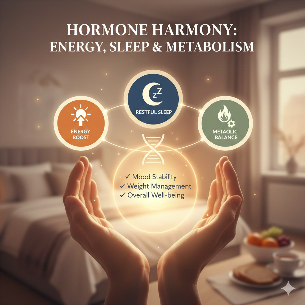 Hormone Health Awareness: Understanding the Role of Hormone Balance in Energy, Sleep, and Metabolism