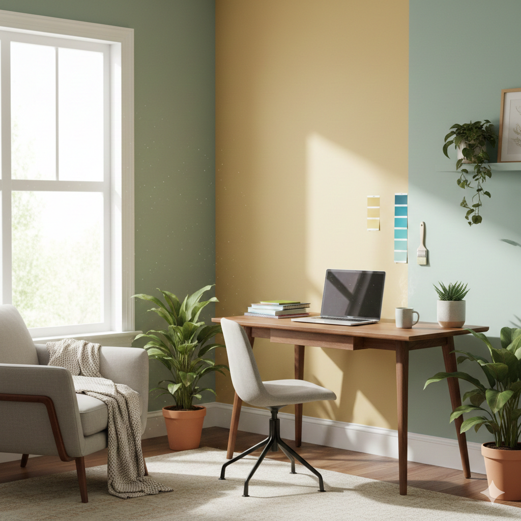 The Hue of You: Painting Your Way to a More Productive & Peaceful Home Office