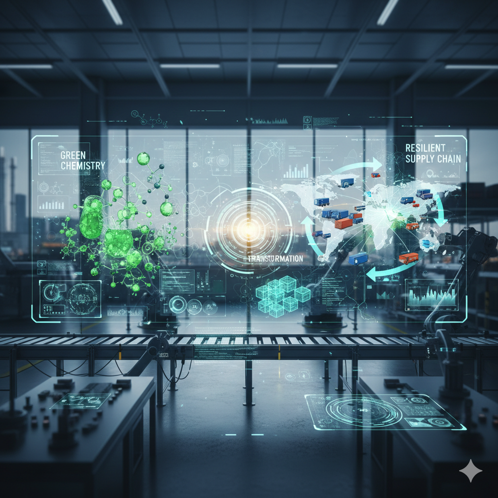 Sustainable Horizons: Green Chemistry, Resilient Supply Chains, and Digital Transformation in Industry