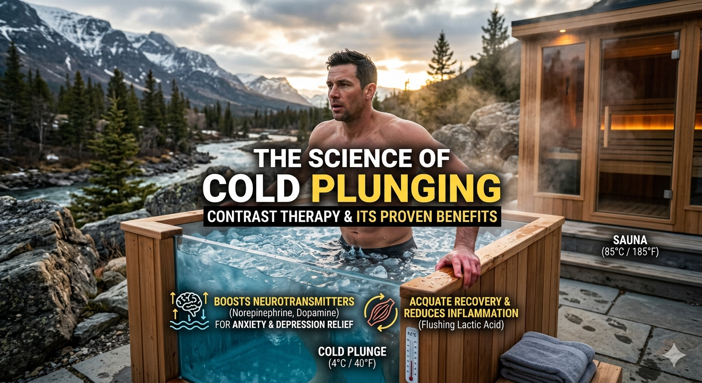 The Science of Cold Plunging: A Deep Dive into Contrast Therapy and Its Proven Benefits for Anxiety and Muscle Recovery
